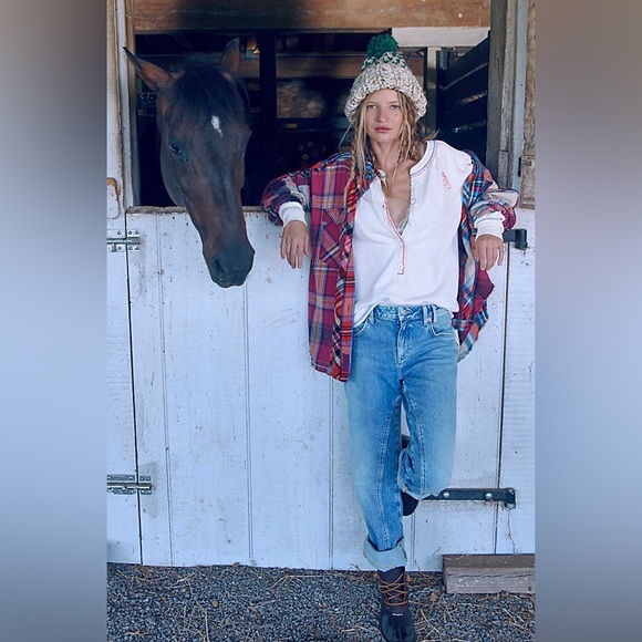 We The Free - Patched Up Plaid Shirt - Picture 3 of 6